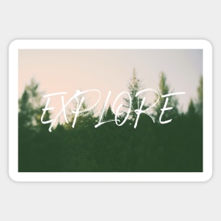 Explore (Pine) Sticker